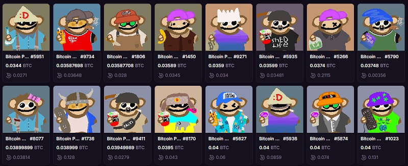 Collection Bitcoin Puppets